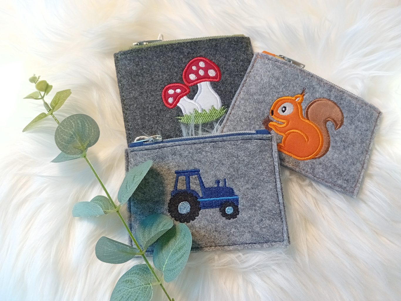 Geldbeutel Filz