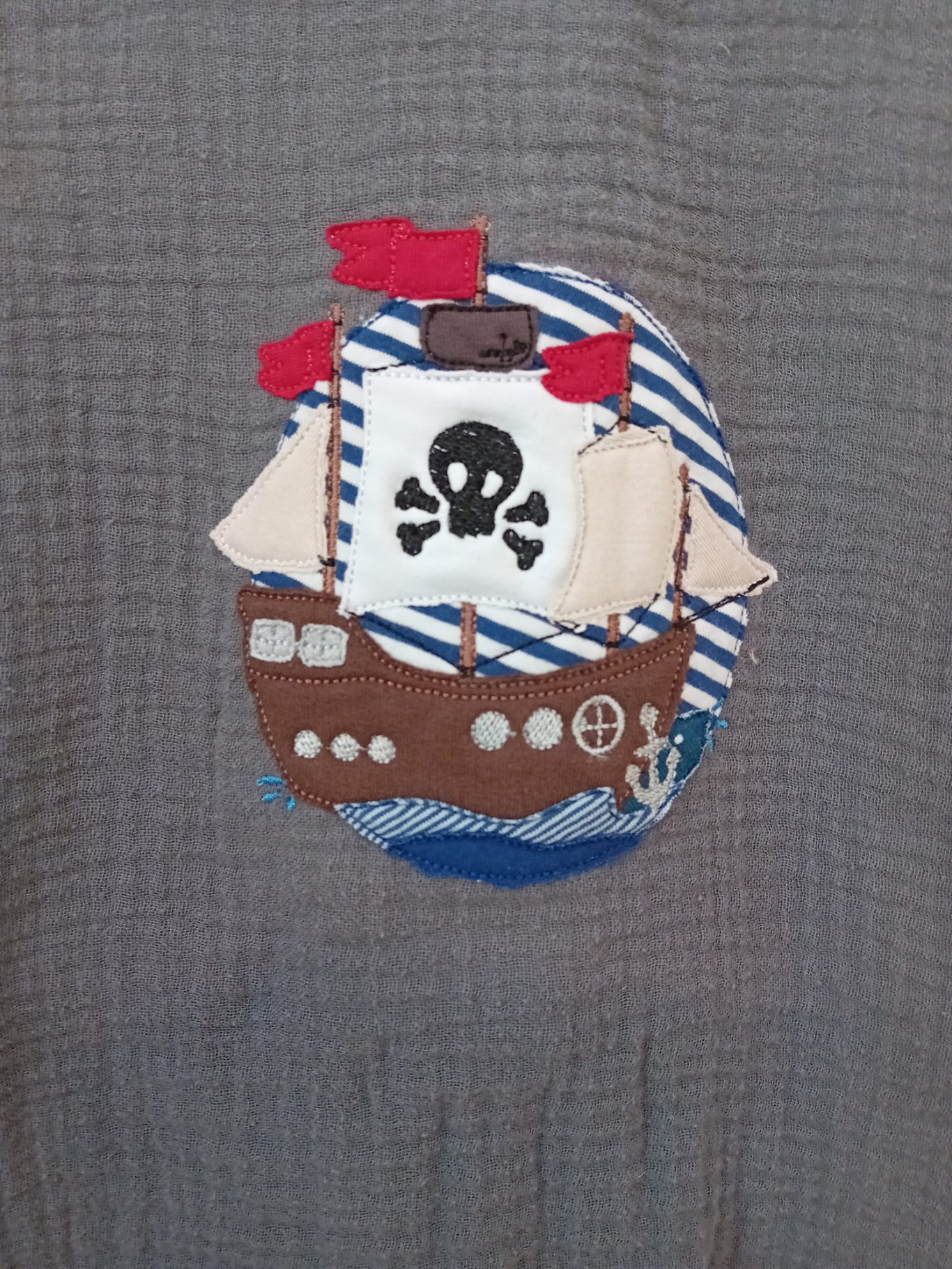 Piratenschiff, Stickdatei von HILDmade